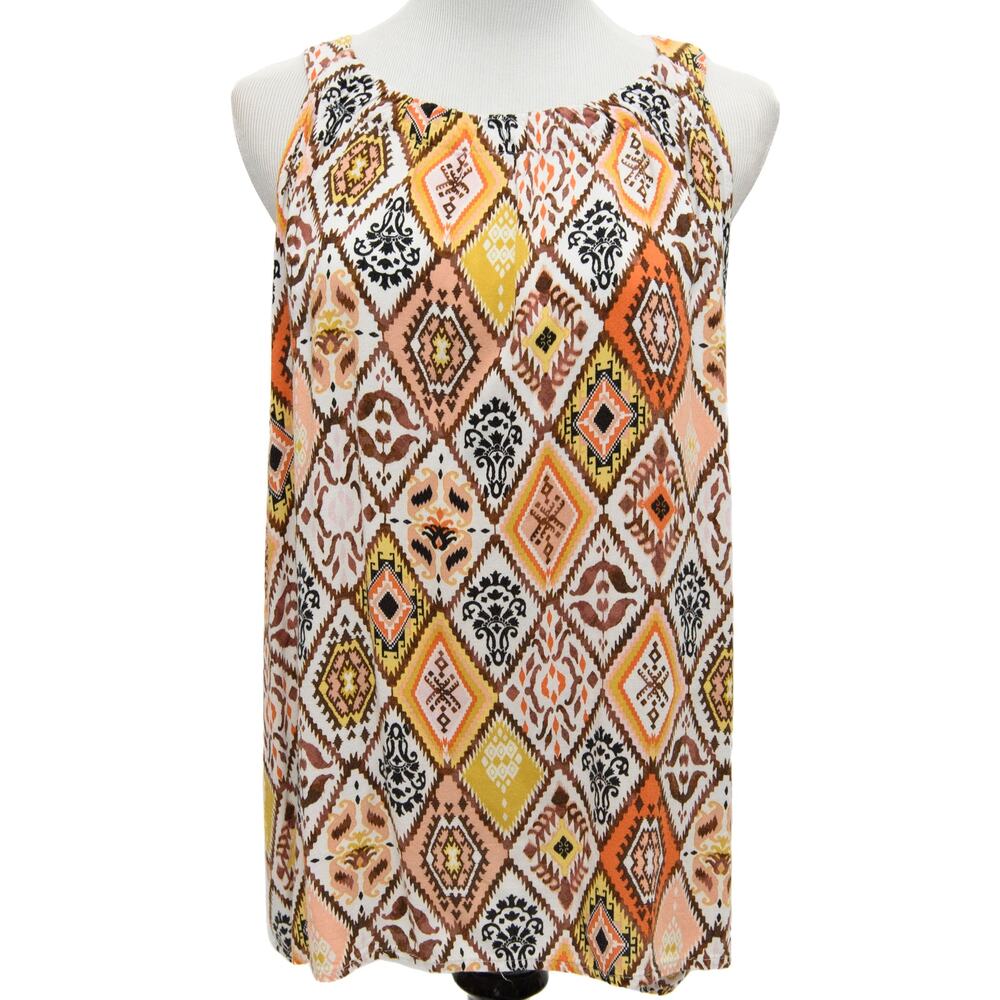 Anthropologie Jane + Delancey Summer Sleeveless Halter Tank Top Size XL